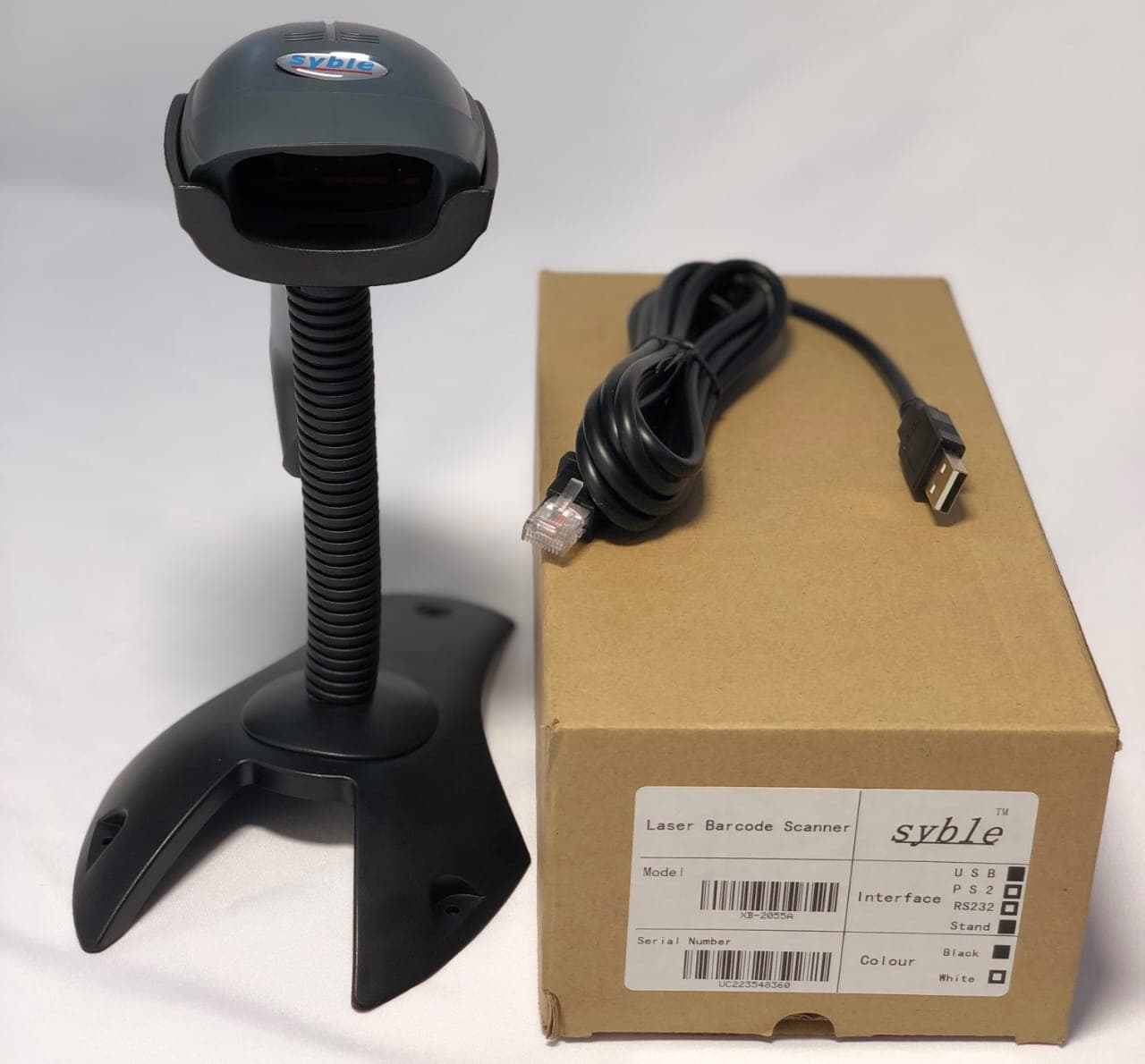 Laser Barcode scanner with stand