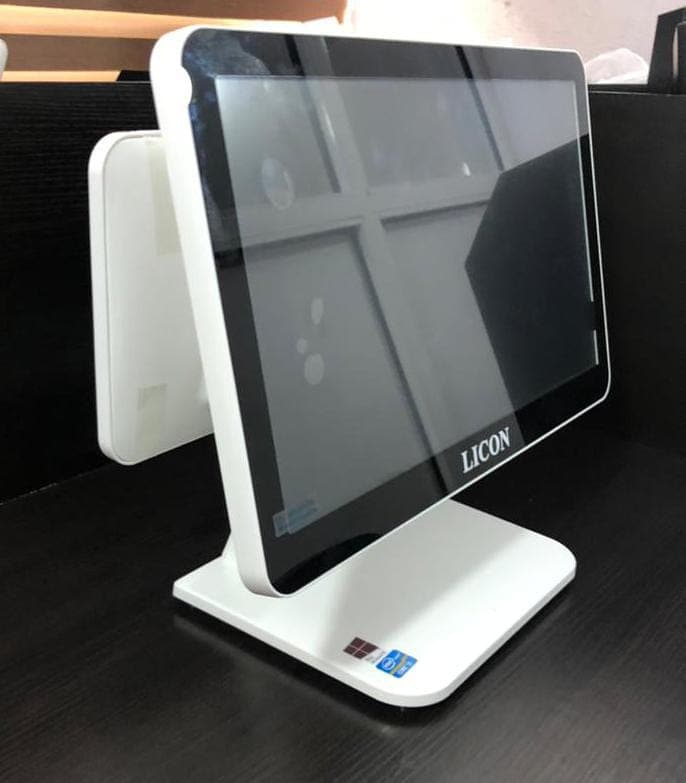 Double screen pos system